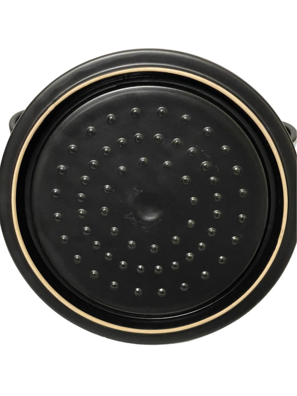 Nouvelle Cuisine Black Cast Iron Dutch Oven Pan with Lid - Picture 5 of 16